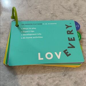 LOVEVERY Playguide The Observer Months 37,38,39